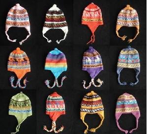 Voyage et Tourisme au Pérou - Chullos, bonnets andins